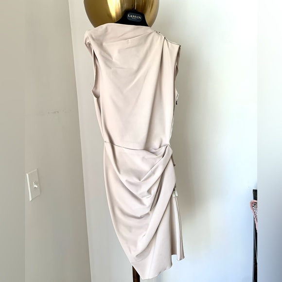 LANVIN SS11 Sleeveless Beige Dress